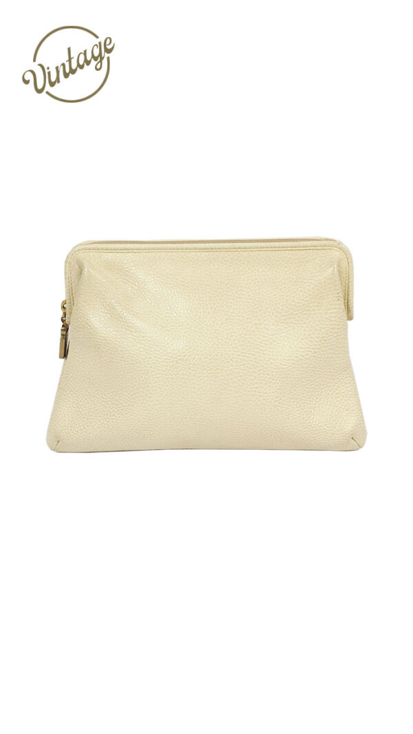 Pochette Furla pelle crema