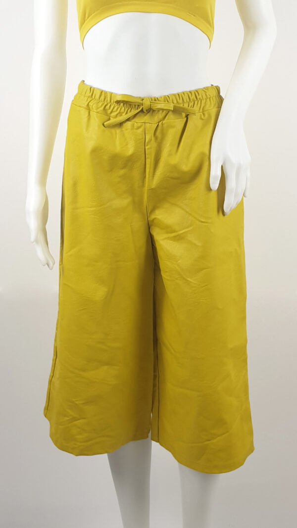 Pantaloni ecopelle
