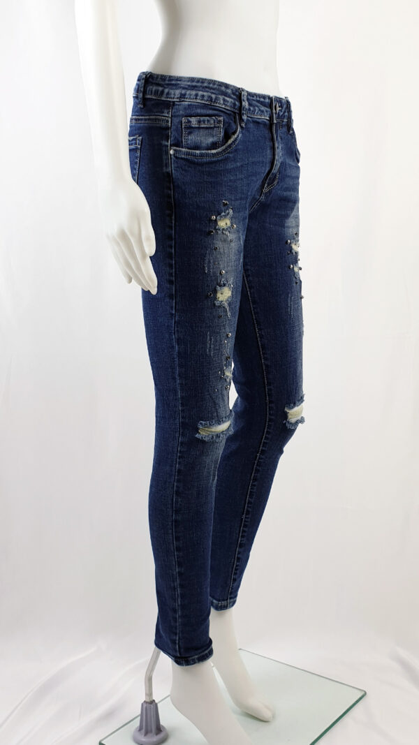 Jeans con strass