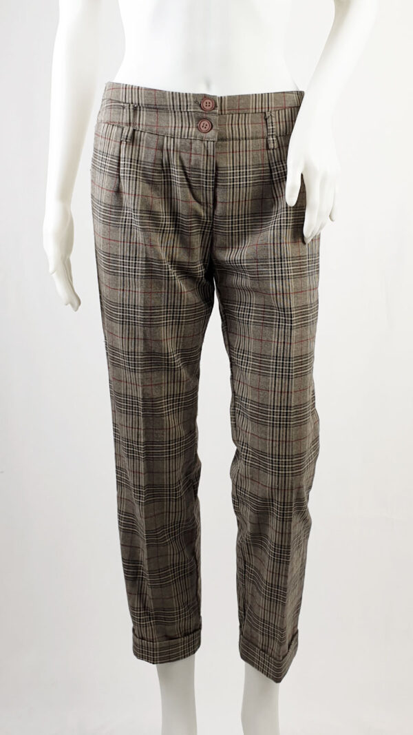 Pantaloni a quadri