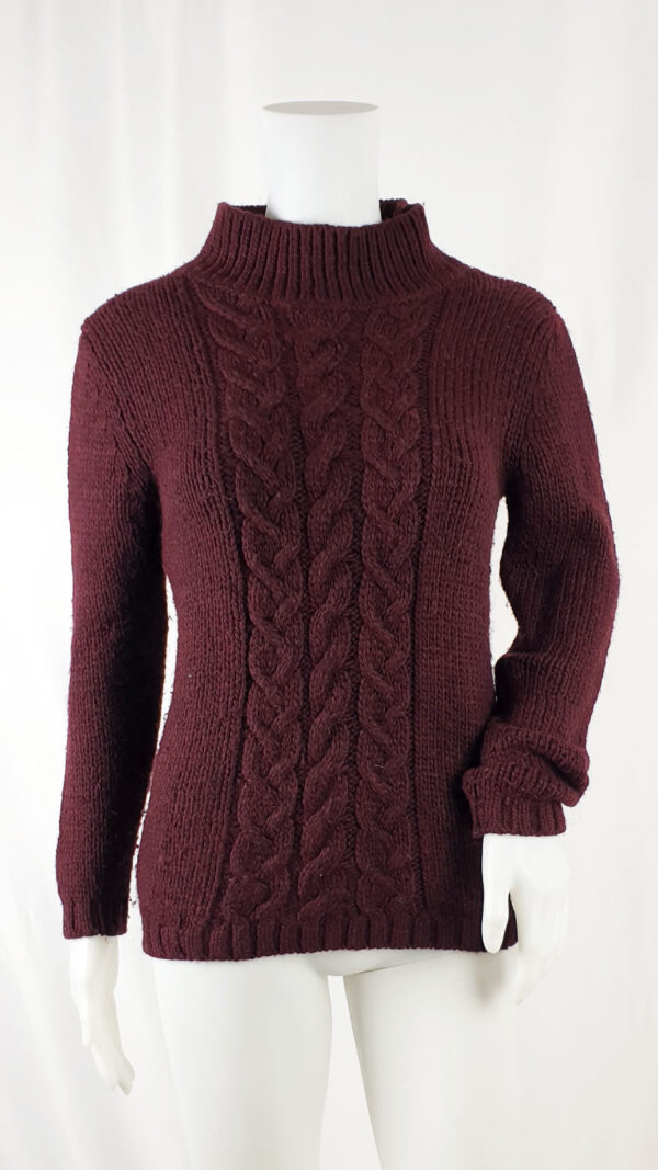 Maglione con trecce