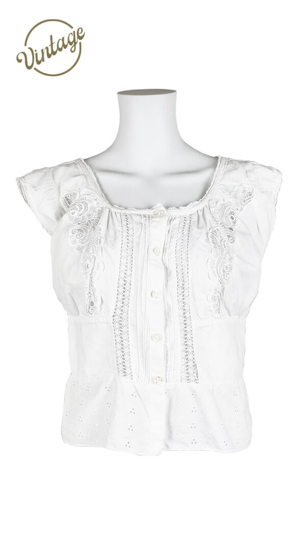 Camicia con ricamo vintage