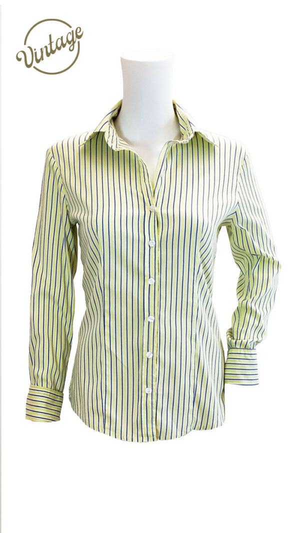 Camicia classica a righe verde max & co